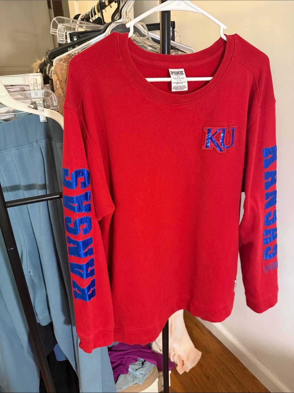 PINK Victoria secret 2016 Kansas crew neck